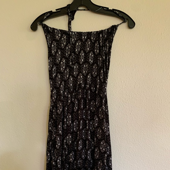 Mimi Chica black floral halter dress NWOT - Picture 1 of 5